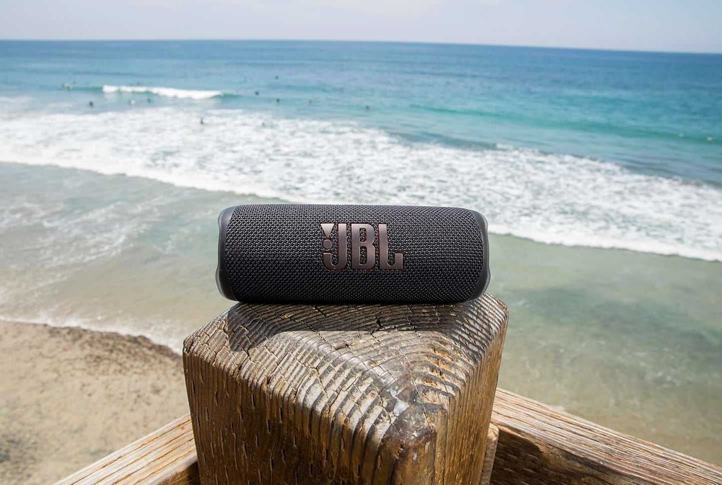 JBL Flip 6 – Portable Waterproof Bluetooth Speaker (Black)